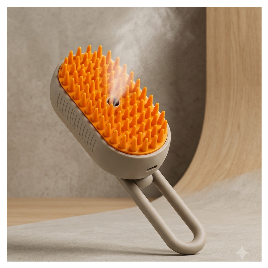 SORA SteamBrush Pro™ | Premium Pet Grooming Brush